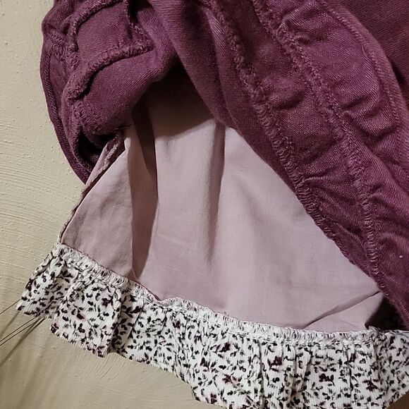 JANIE AND JACK PURPLISH-MAROON JUMPER DRESS, SIZE 12-18 MONTHS - Picture 6 of 8